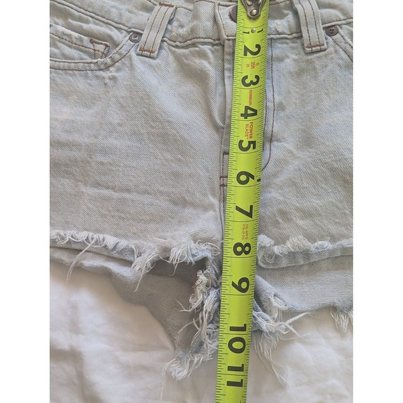 J Brand Shorts Womens 28 Jean Denime Light Wash Cut Off Aquarius Frayed Hem - Picture 7 of 10